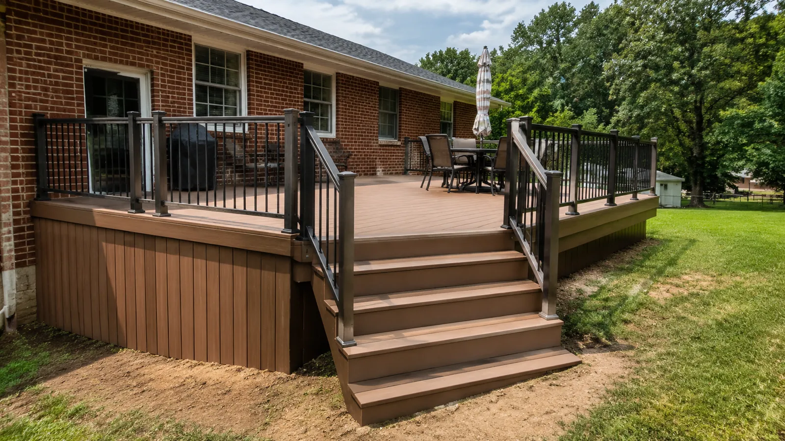 Composite deck build by Sturgill Handyman Services in London, KY - photo 1