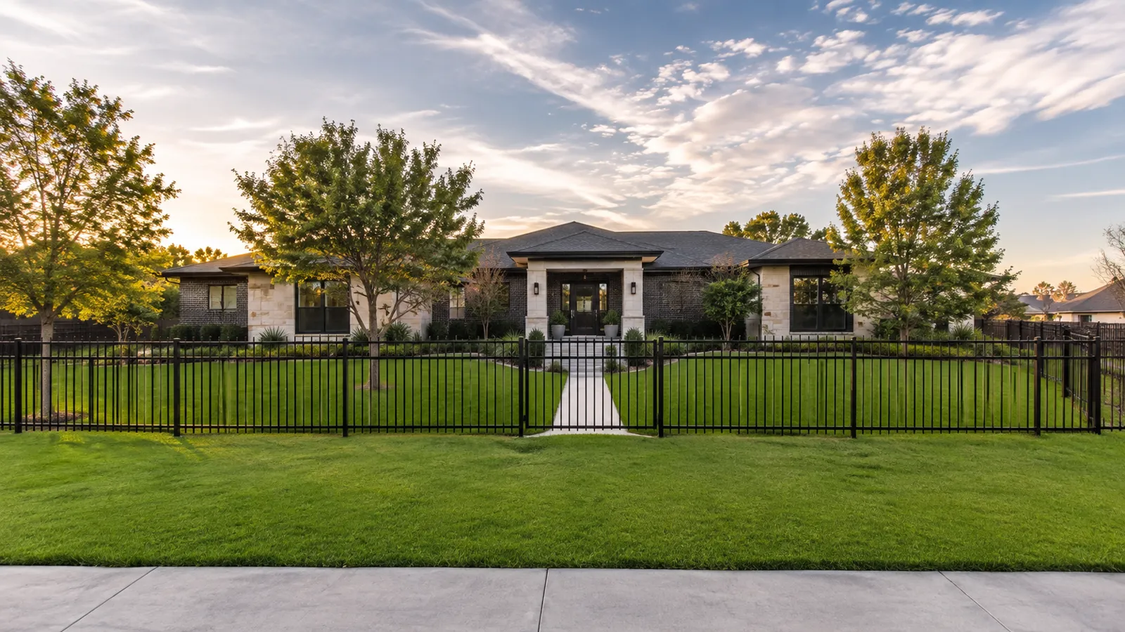 Aluminum fence installation by Sturgill Handyman Services in London, KY - photo 8