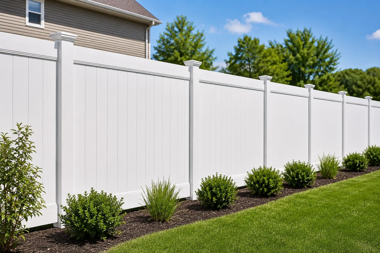 Vinyl fence installation by Sturgill Handyman Services in London, KY - photo 5