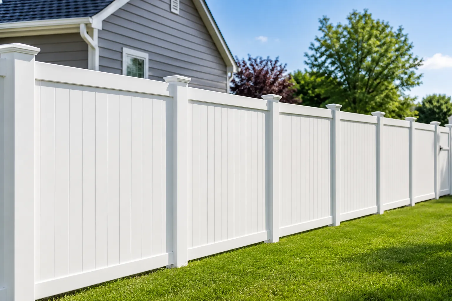 Vinyl fence installation by Sturgill Handyman Services in London, KY - photo 6