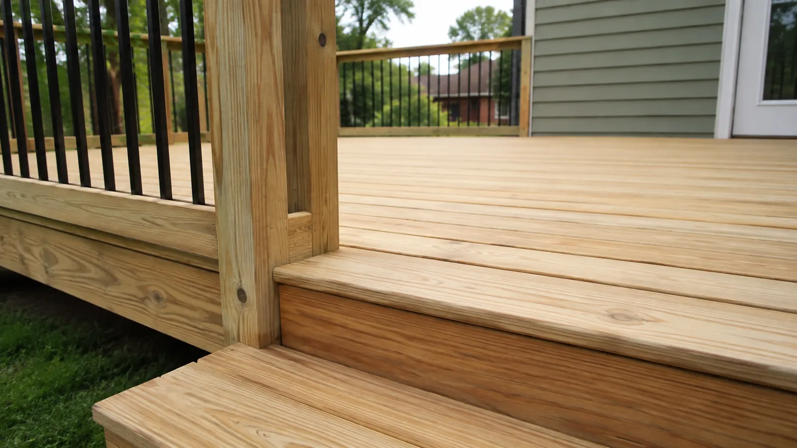 Custom wood deck build by Sturgill Handyman Services in London, KY - photo 5