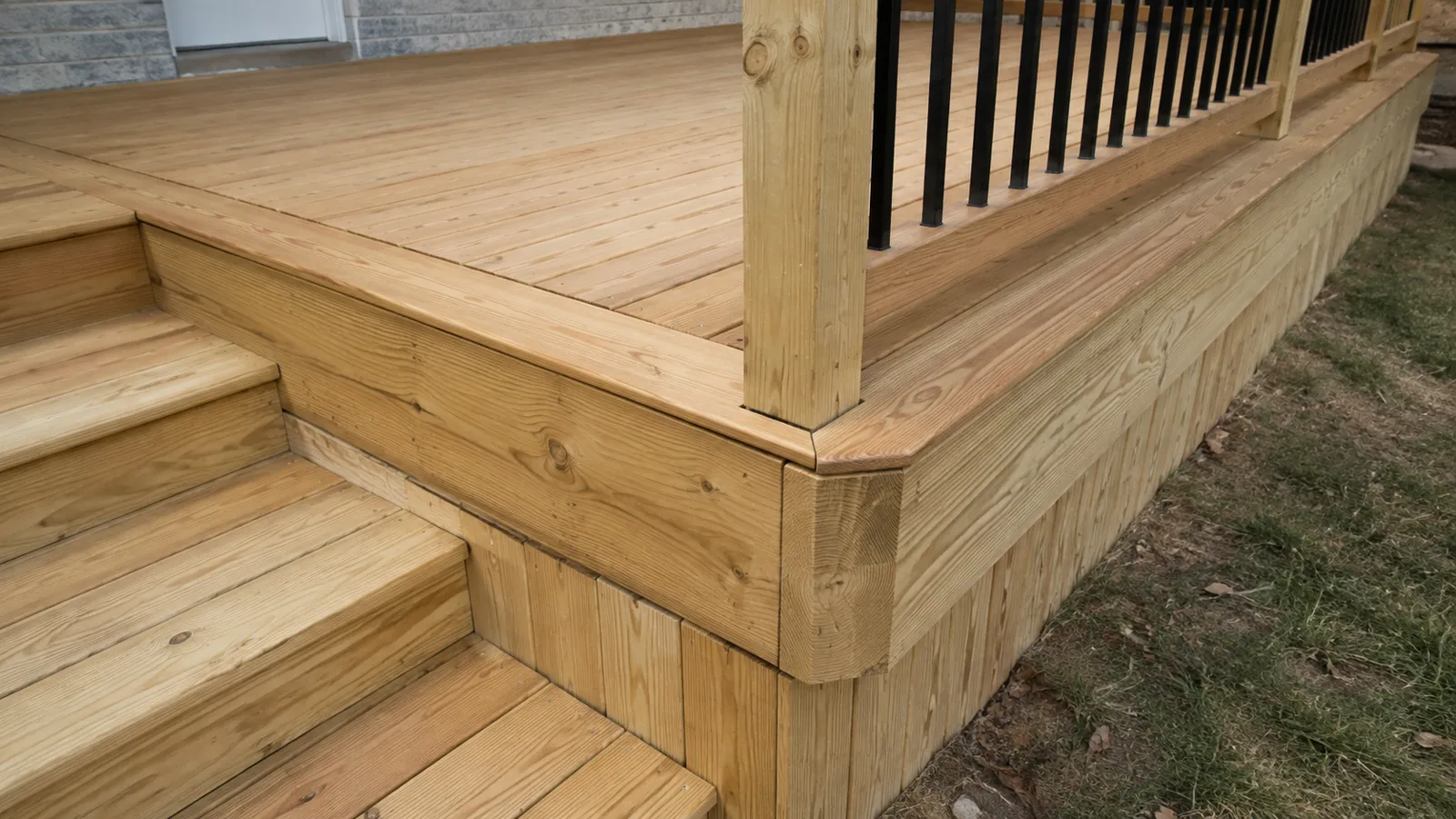 Custom wood deck build by Sturgill Handyman Services in London, KY - photo 8