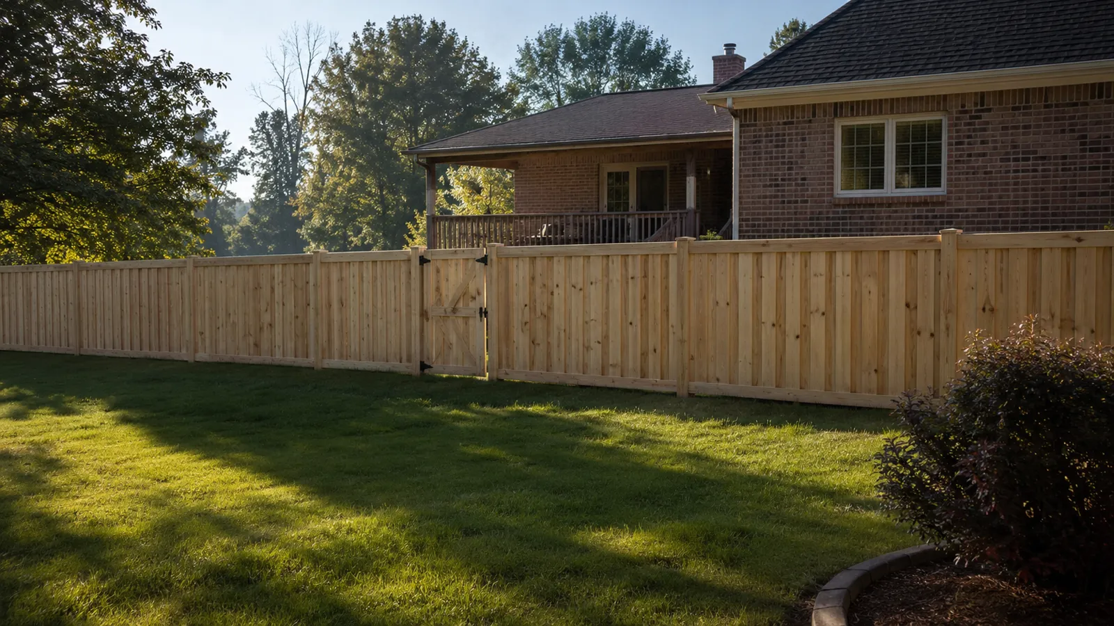 Wood privacy fence by Sturgill Handyman Services in London, KY - photo 6